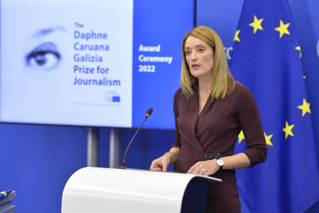 Carol Valade and Clément Di Roma win 2022 Daphne Caruana Galizia Prize for  Journalism - Newsbook